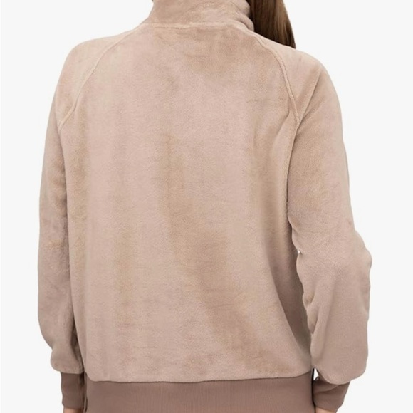 Yogalicious Womens Double Butter Santa Monica Snap Henley Pullover Sweatshirt S - Picture 3 of 6